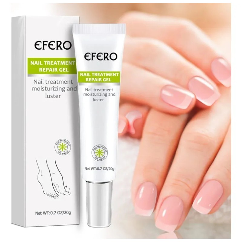 Compuesto completo para tratamiento de tiña Efero Nails, color blanco