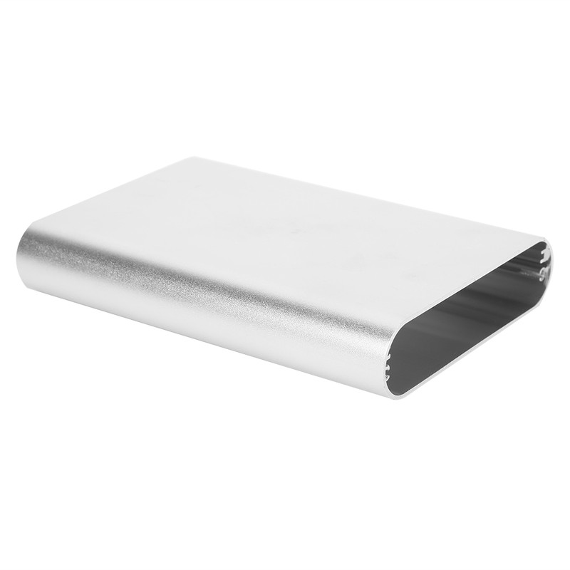 Aluminum Project Box Integrated Matte Silver Electronic Enclosure Case DIY
