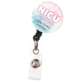 NICU Tiny Lives Matter Retractable Badge Reel