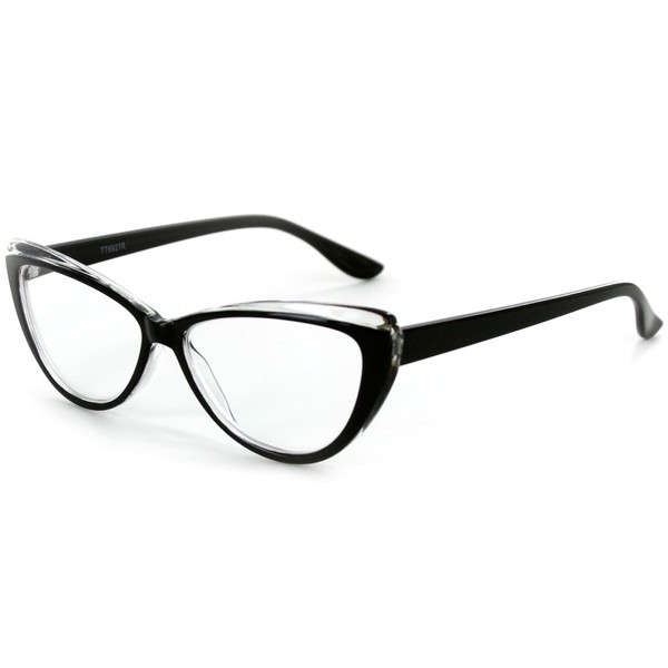 Aloha Eyewear Caribe Reading Glasses with Colorful, Two-Tone Cateye Frames