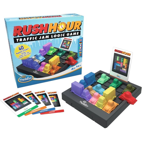 ThinkFun Rush Hour 76436 Logical Thinking Game with Japanese Instruction Manual (English Language Not Guaranteed) 8 Years Old and Up Sink Fan
