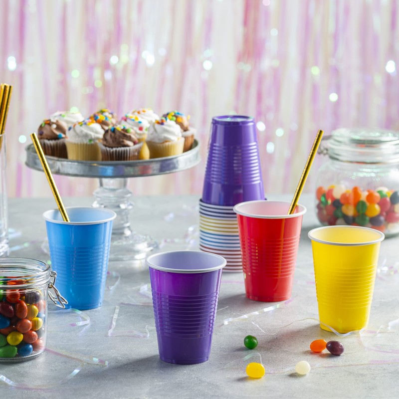 GUSTO [9 oz. - 50 Count Plastic Party Cups Disposable
