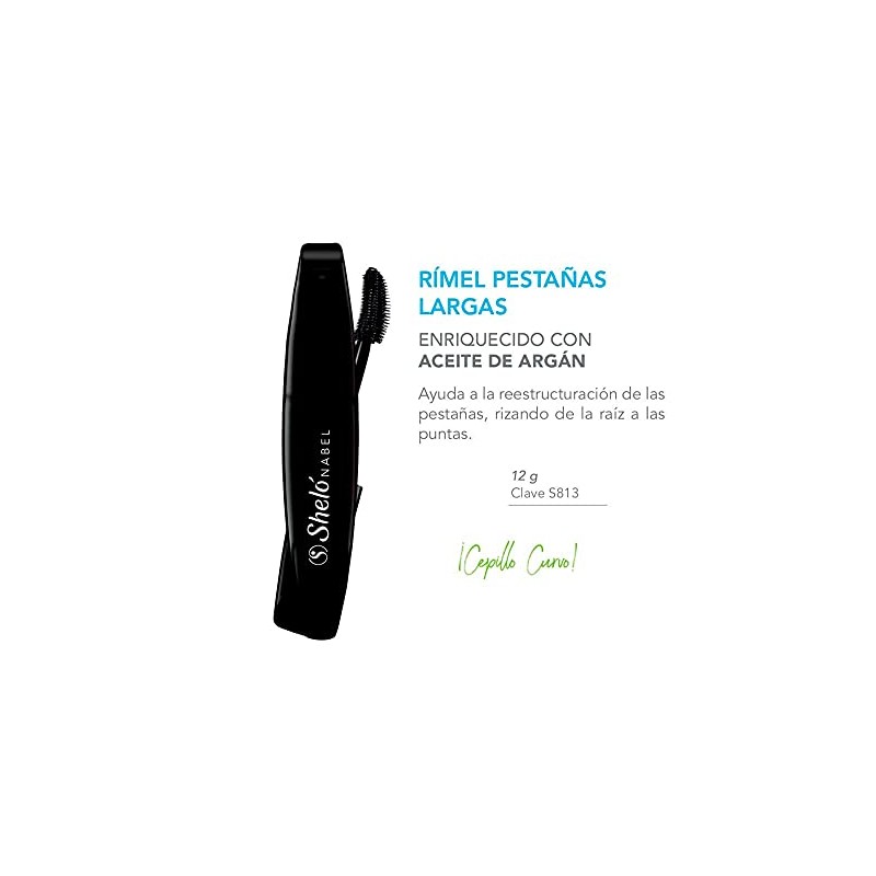 Rimel Alargador, Mascara Para Pestañas Largas Color Negro