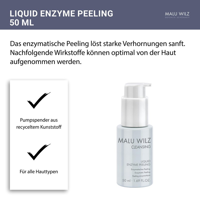 Malu Wilz Liquid Enzyme Peeling 50 ml I Face Scrub