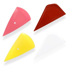 NBTOOL - Herramientas de tinte de ventana 4 en 1 para ventana, escobilla de goma de esquina, herramienta de envoltura de vinilo, escobilla de goma triangular, para aplicación de película de ventana de coche