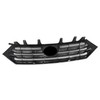 SEBLAFF Chrome Front Bumper Upper and Lower Grille Assembly Set