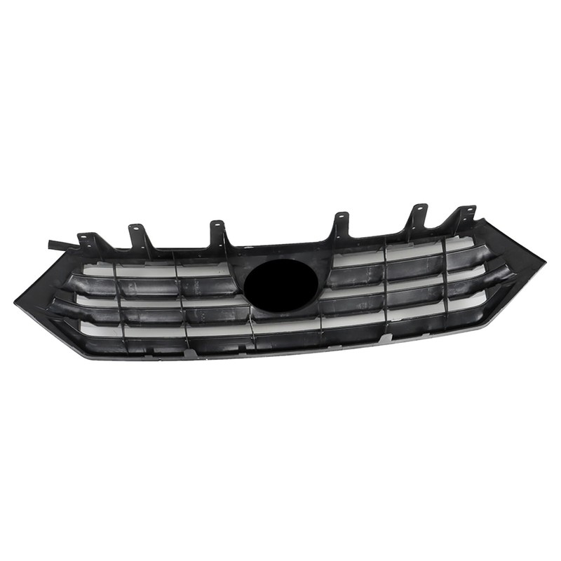 SEBLAFF Chrome Front Bumper Upper and Lower Grille Assembly Set