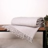 Appletree - Silver Waffle Throw (200 x 150cm) - 100%