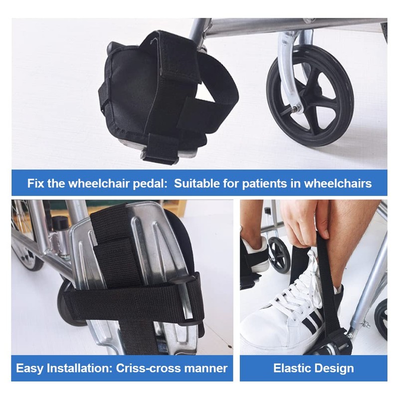 Elderly Wheelchair Fix Foot Holder for Handicapped & Disabled -