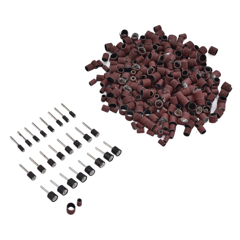 384Pcs Sanding Drum Sleeve Set Resin Drums Mandrels for Nuclear