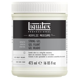 Liquitex 8870520 Professional Anti-Tear Gel - String Gel for Acrylic Paints, Honey-like Consistency, Improves Transparency and Colour Depth Transparent - 473 ml Pot
