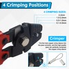 Fishing Crimping Tool Kit, Crimping Pliers with 500pcs Aluminum Crimp