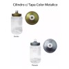 Dulcero Tarro Cilindro 50 Pzas Bolos Fiesta Transparente 1 L