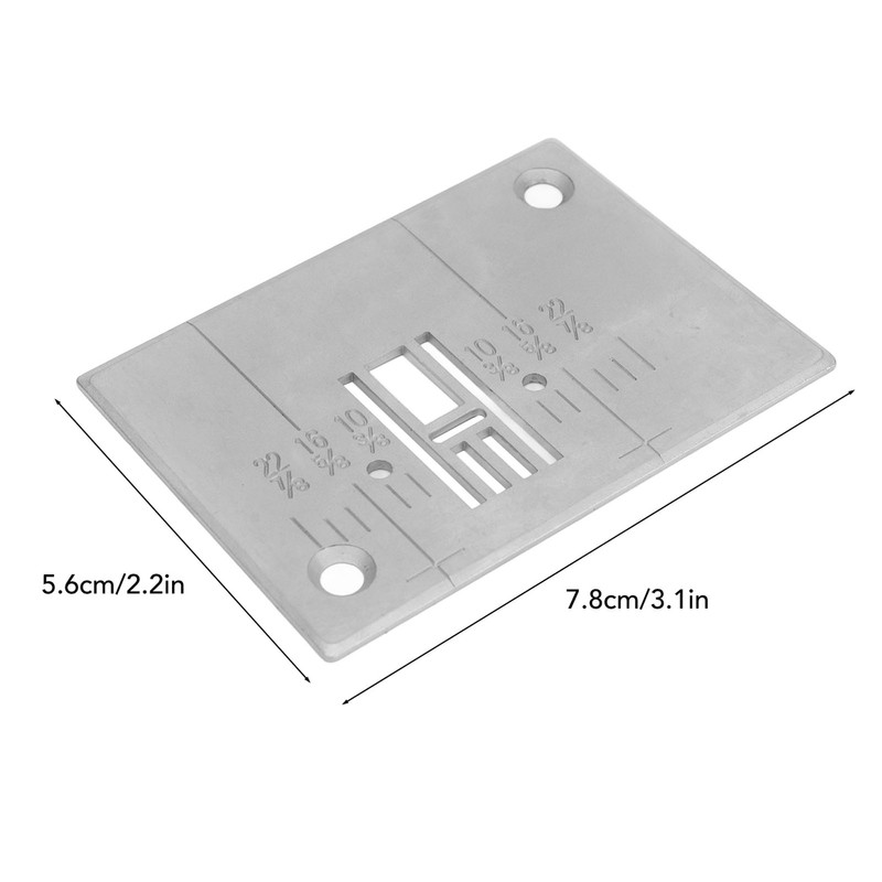 Straight Stitch Needle Plate Professional Replacement Steel Fine Machined Needle