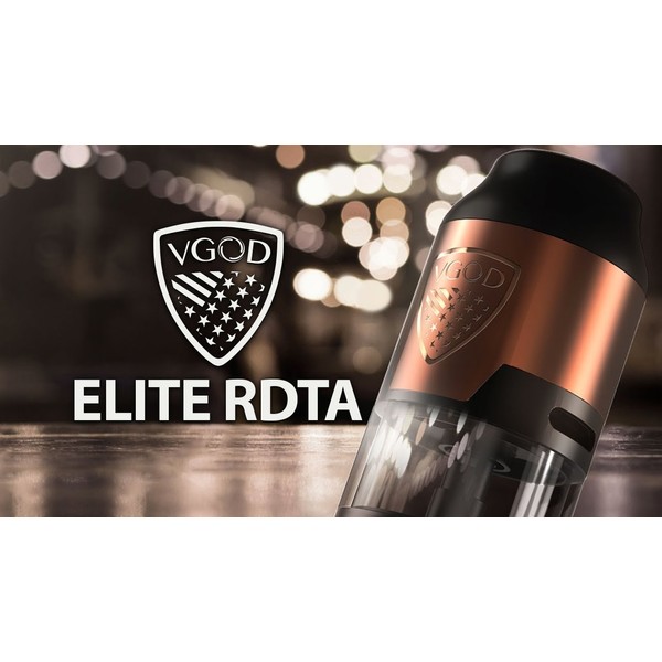VGOD Elite RDTA Silver / Gold / Black