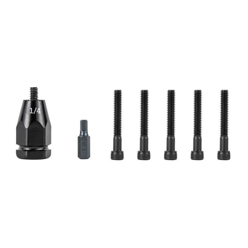 Pneumatic Rivnut Setting Gun Rivet Nut Gun w/10-24", 1/4", 5/16",