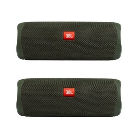 JBL Flip 5 Bundle, Green (Pack of 2)