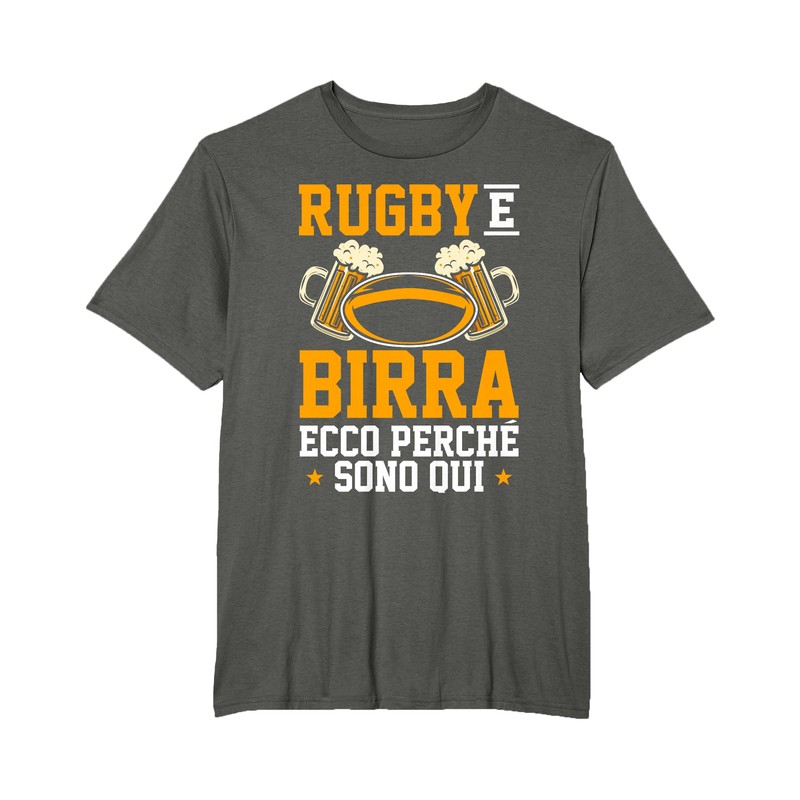 Sportivo Giocatore di Rugby Regali Rugby E Birra Maglietta