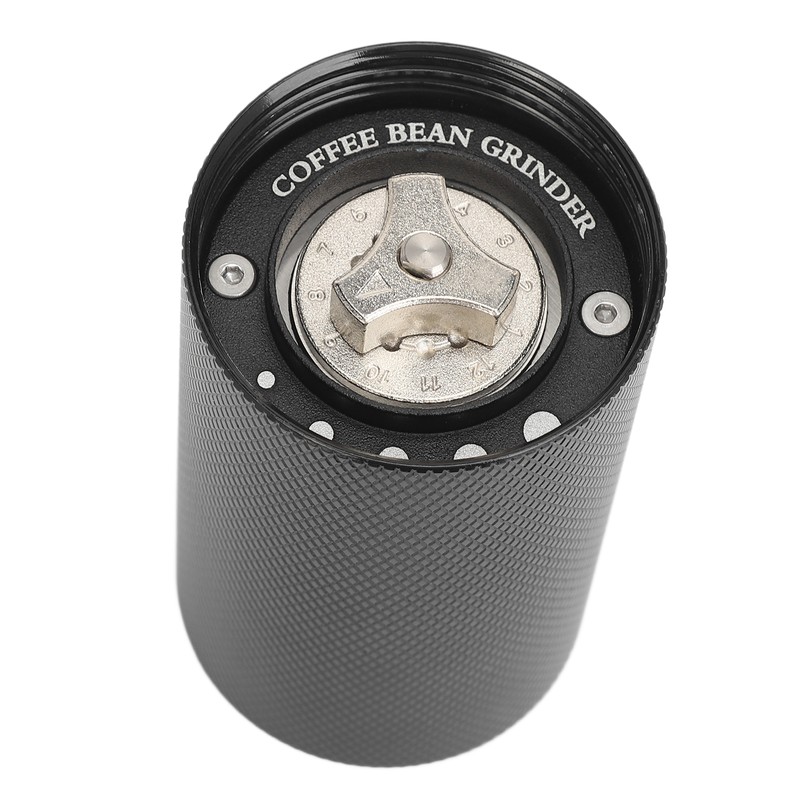 Manual Coffee Bean Grinder Multifunction CNC Steel Core Adjustable Thickness