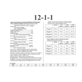 Greencare MSU K-Lite Fertilizer (12-1-1) With Calcium & Magnesium. Orchids, Aroids & More - 1 Pound