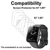 smaate Compatible with TOZO S7 1.85”, Soft Smart Watch Screen