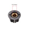 sourcing map 5Pcs Speaker Control Knob Power Amplifier Knob Black