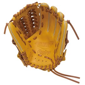 Rawlings Junior Boys Gloves Soft / Softball 10.5" (Grade 4-6) GJXPMG9M1 Gold Tan Yellow Right Throw (Left Handed) All Round