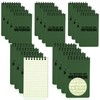 MOAMUN 20 Pack Waterproof Notebook, All Weather Shower Pocket Size