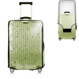 GigabitBest 30 Inch Suitcase Cover for Luggage,1.5mm Thickness Clear Luggage Covers for Suitcase TSA Approved Suitable 30-31 Inch Suitable for Long Travel Accessories