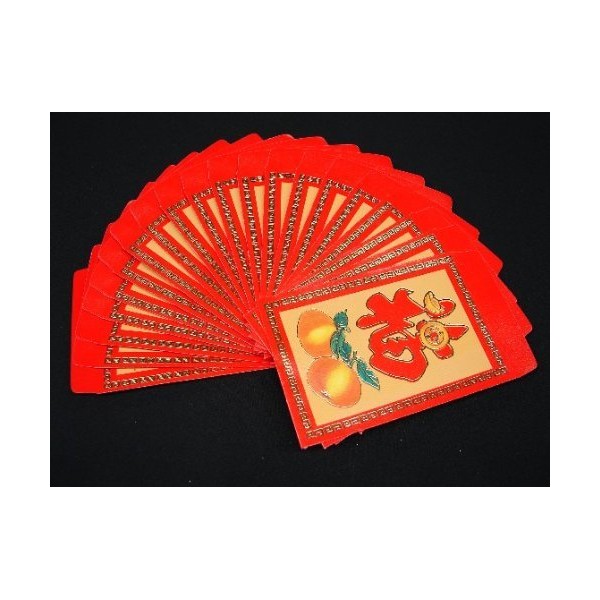 80 Pcs Self-Adhesive Colorful Chinese Lucky Money Red Envelopes Hong Bao for Lunar New Year Wedding Party