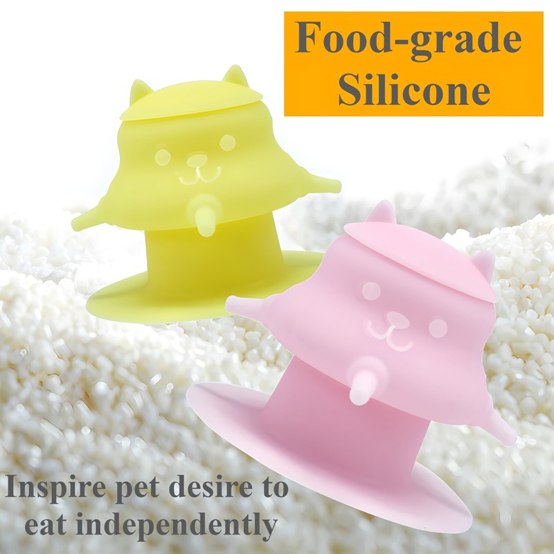 MYHJL 230ML Silicone Puppy Feeder for Multiple Puppies, Puppy Milk