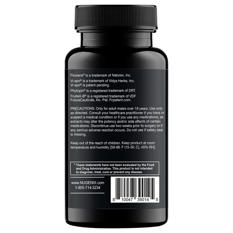 Nugenix Full Potency Prostate Supplement for Men - Clinical-Strength Ingredients,