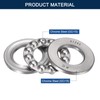 HiPicco Thrust Ball Bearings, 4pcs 51204 Plane Axial Ball Bearing