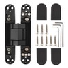 Alamic Invisible Hinges Concealed Door Hinge Heavy Duty Hidden Hinge