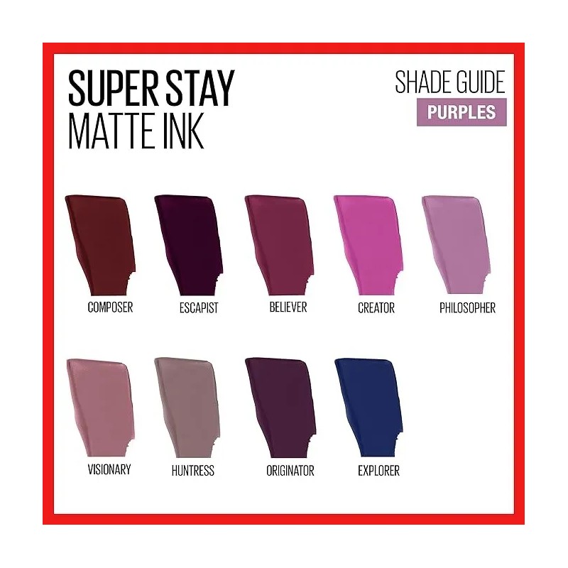 Labial Líquido Maybelline New York Super Stay Matte Ink 5ml