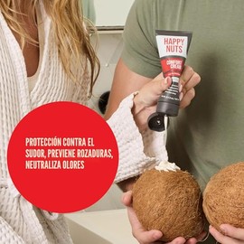 Happy Nuts - Loción en crema reconfortante para hombre, contra el sudor y los malos olores