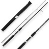 NGT 6FT STALKER BLACK CARP FISHING ROD 2PC 1.8M STALKING