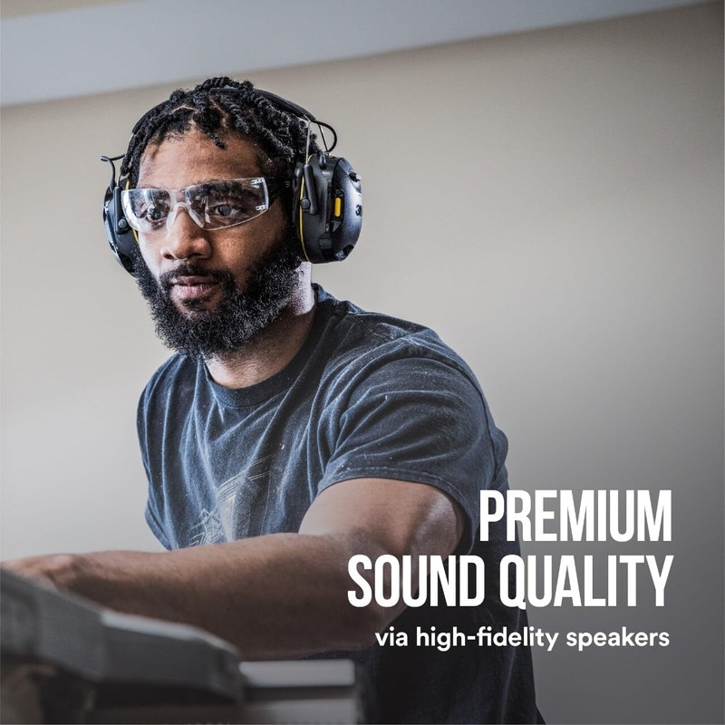 3M WorkTunes Connect Wireless Hearing Protector with Bluetooth Technology, Bluetooth