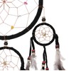 GURU SHOP Dream Catcher with Semi-Precious Stones - Black, Diameter: