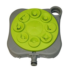 Xclou Lawn Sprinkler for Garden Watering - Sprinkler System for Garden Sprinkler, Grey/Green, 20 x 4 x 17.5 cm