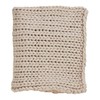 SARO LIFESTYLE Chunky Knit Throw in Poly Blend