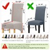 Lellen XL Size Stretch Chair Covers for Dining Room Large