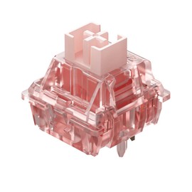 Gateron Ink v2 Pink Pre lubed 5pin Linear Switches 50g Force DIY Mechanical Keyboard Switch(90PCS, Pink Ink v2)