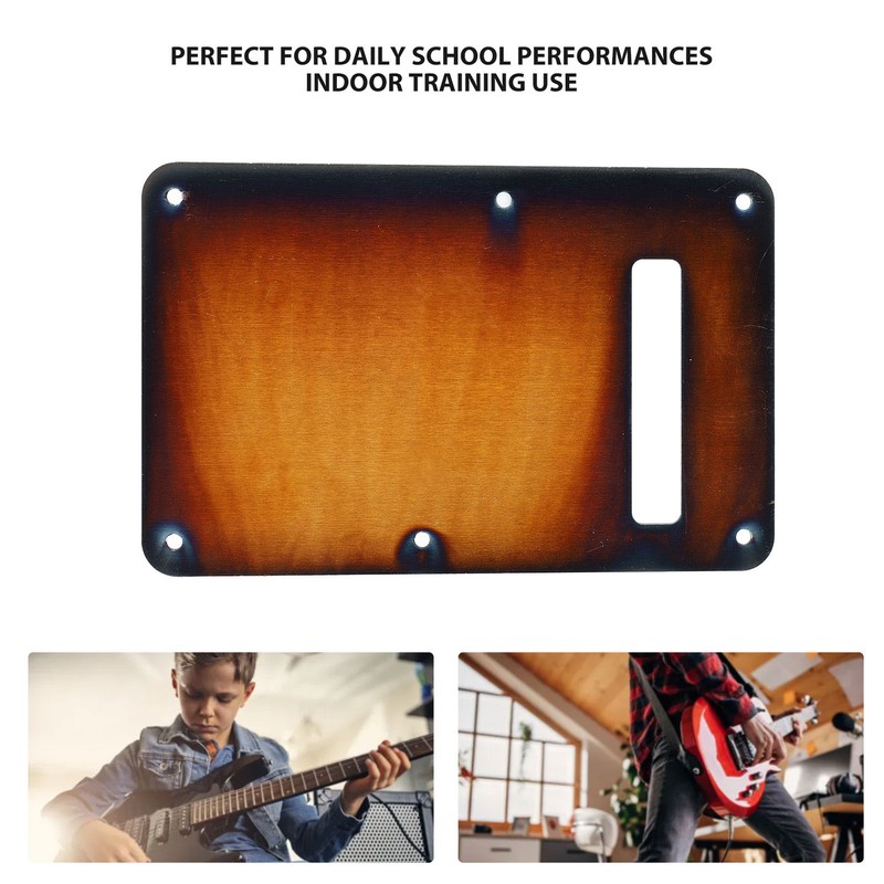 Electric Guitar Rear Backplate Spring Cover Aluminum Alloy Smooth Appearance