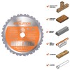 Evolution Power Tools RAGEBLADE 7-1/4-Inch Multipurpose Cutting Blade for Steel,