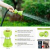 HOSUN Fireman Hose Nozzle for Garden Hose, Adjustable Brass Sprayer,
