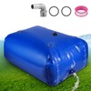 LANUEVA 158 Gal/600L Portable Water Storage Bladder, 1000D PVC Foldable