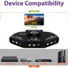 Fosmon 3 Port AV Composite RCA Selector Box Switch Splitter