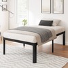 Hunlostten 18in Twin XL Heavy Duty Bed Frame No Box