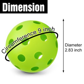 Mototo 12 Pack Plastic Baseball Practice Baseballs Hollow Softball Lightweight Training Balls with a Drawstring Bag for Hitting, Baseball Training Indoor Outdoor Use (Green and Blue)